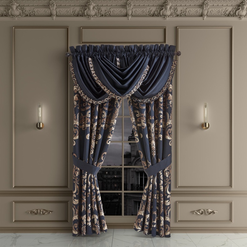 Caruso Window Panel Pair|84″ Window Panel Pair|Royal Blue