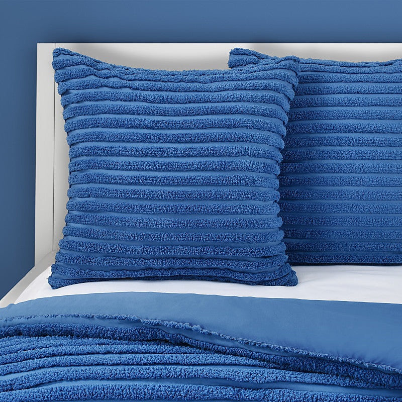 Darby Euro Sham|Euro Sham|White|Yellow|Teal|Azure