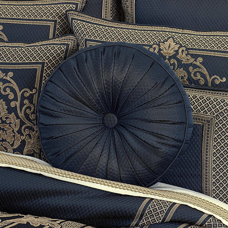Excelsior Tufted Round Decorative Throw Pillow