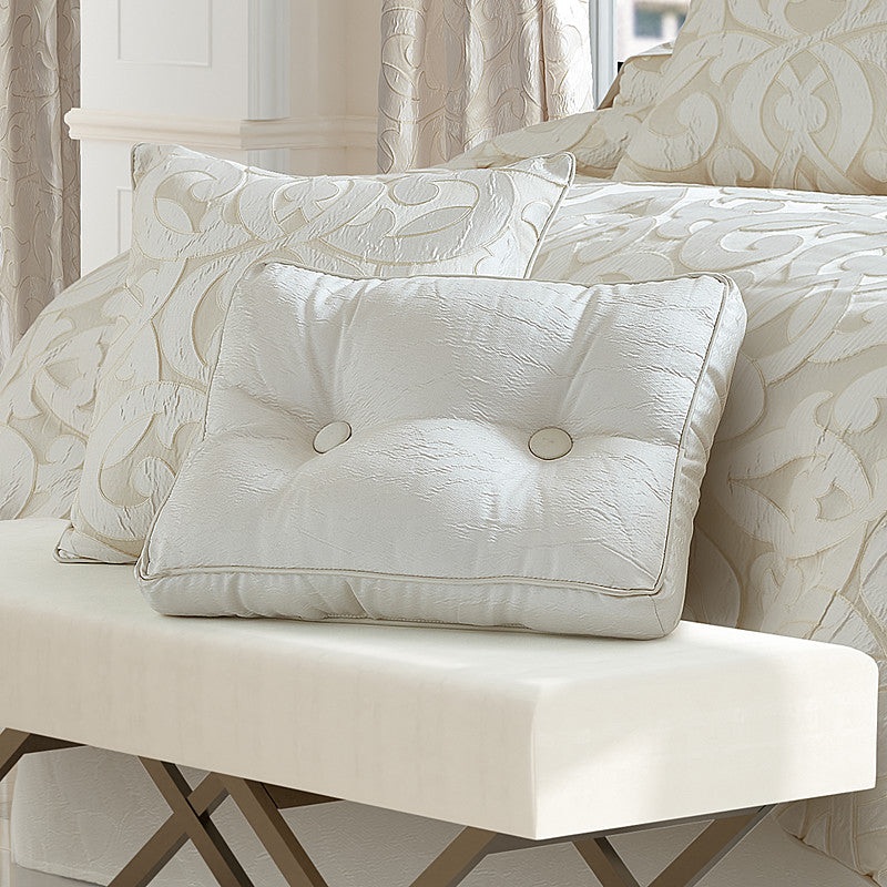 La Boheme Ivory Boudoir Decorative Throw Pillow