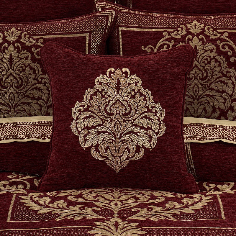 Laurenza 18 Square Embellished Decorative Throw Pillow
