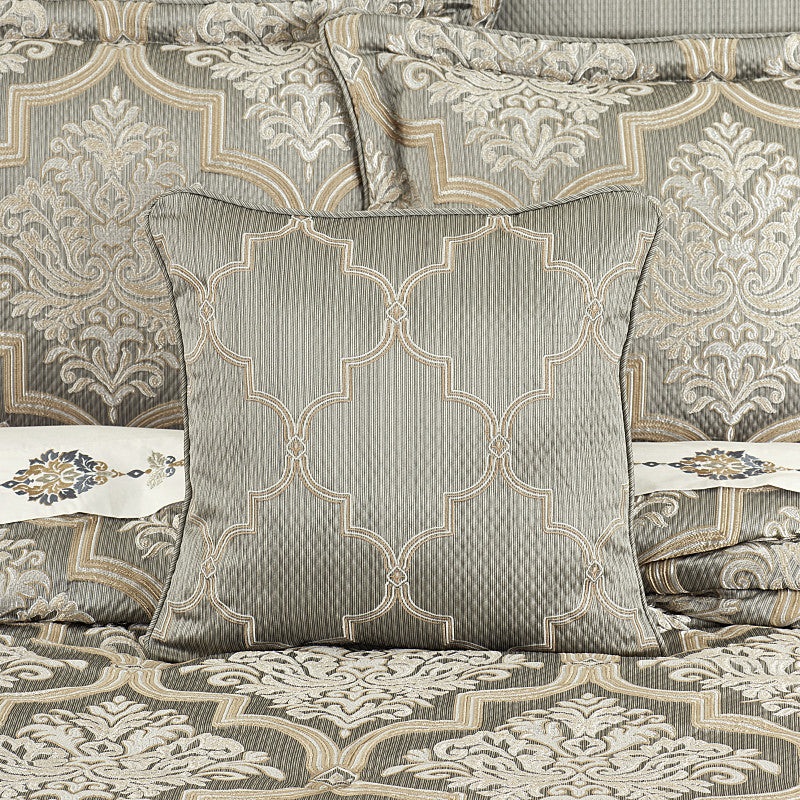 Martina 18 Square Embellished Decorative Throw Pillow