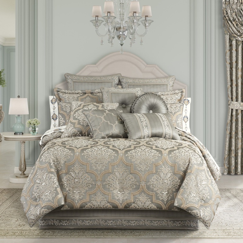 Martina Comforter Set|Queen 4Pc. Comforter Set|King 4Pc. Comforter Set|California King 4Pc. Comforter Set|Sage