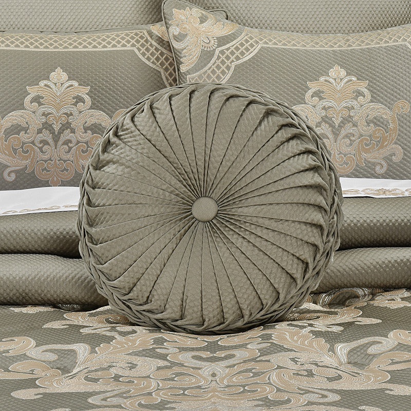 Piazza Tufted Round Decorative Throw Pillow