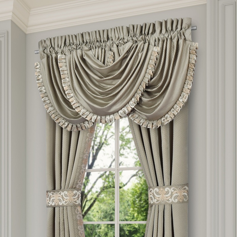 Piazza Window Waterfall Valance