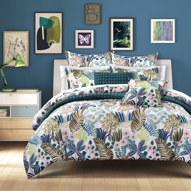 Rainforest Comforter Set|Full/Queen 3Pc. Comforter Set|King/Cal King 3Pc. Comforter Set|Twin/Twin XL 2Pc. Comforter Set|Teal
