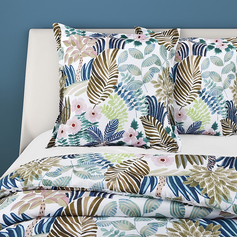 Rainforest Euro Sham|Euro Sham|Teal