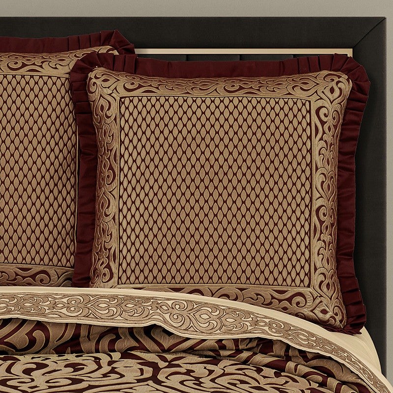 Renzo Euro Sham|Euro Sham|Crimson