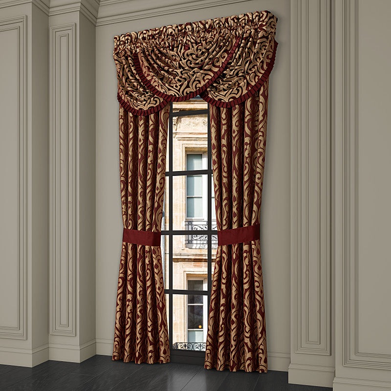 Renzo Window Panel Pair|84″ Window Panel Pair|95″ Window Panel Pair|Crimson