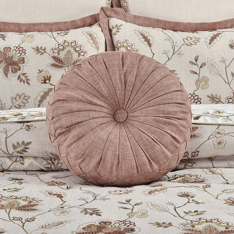 Santa Rosa Tufted Round Decorative Throw Pillow