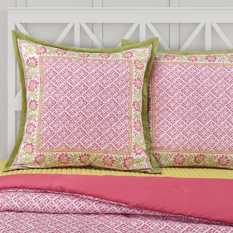 Shiloh Euro Sham|Euro Sham|Pink