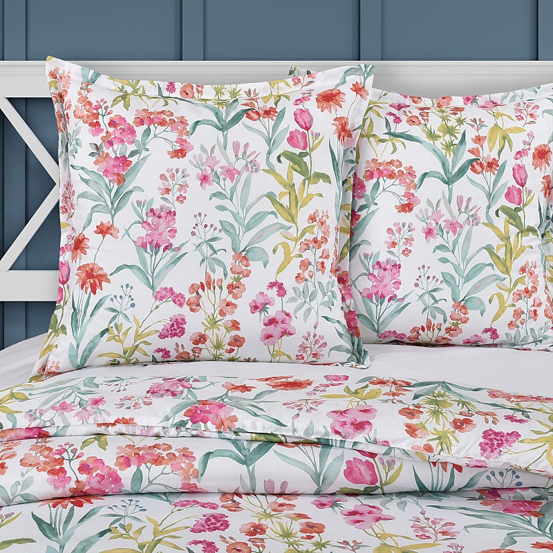 Tallulah Euro Sham|Euro Sham|Blue|Pink