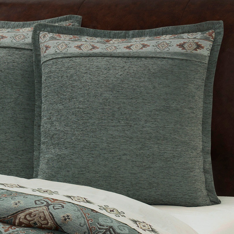 Telluride Euro Sham|Euro Sham|Turquoise