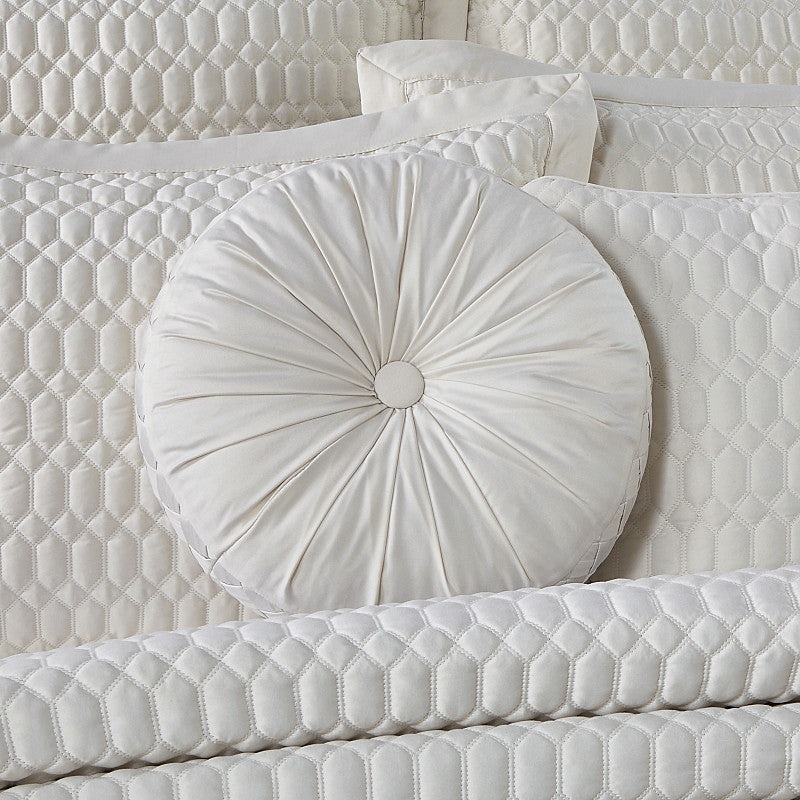 Brilliance Tufted Round Decorative Throw Pillow