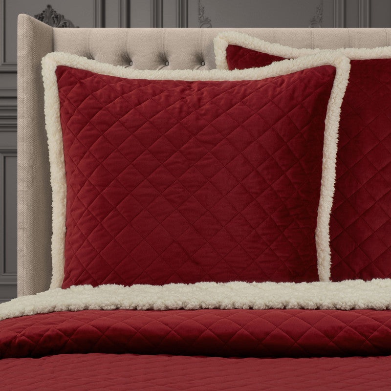 Casey Sherpa Euro Quilted Sham