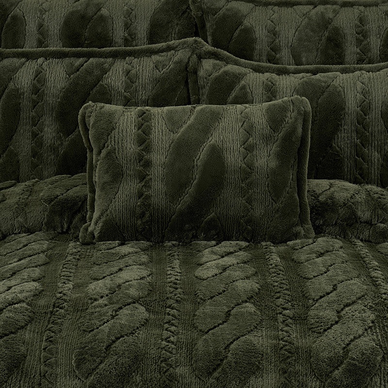 Cava Quilted Boudoir Decorative Throw Pillow