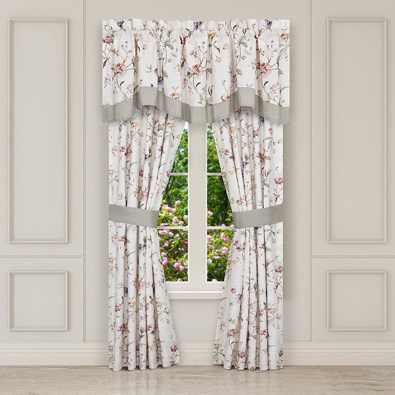 Clarice Window Panel Pair|84″ Window Panel Pair|Ivory