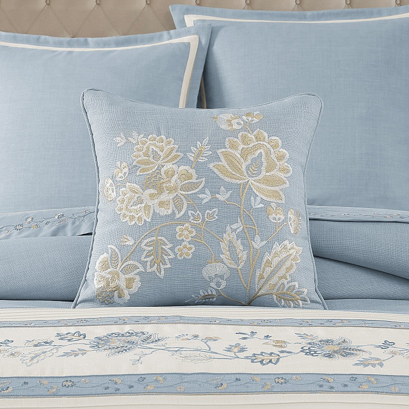 Garden Bloom 18 Square Decorative Throw Pillow