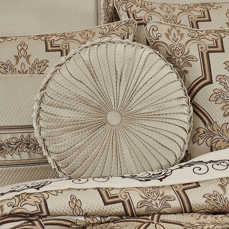 Gold Coast Tufted Round Decorative Throw Pillow