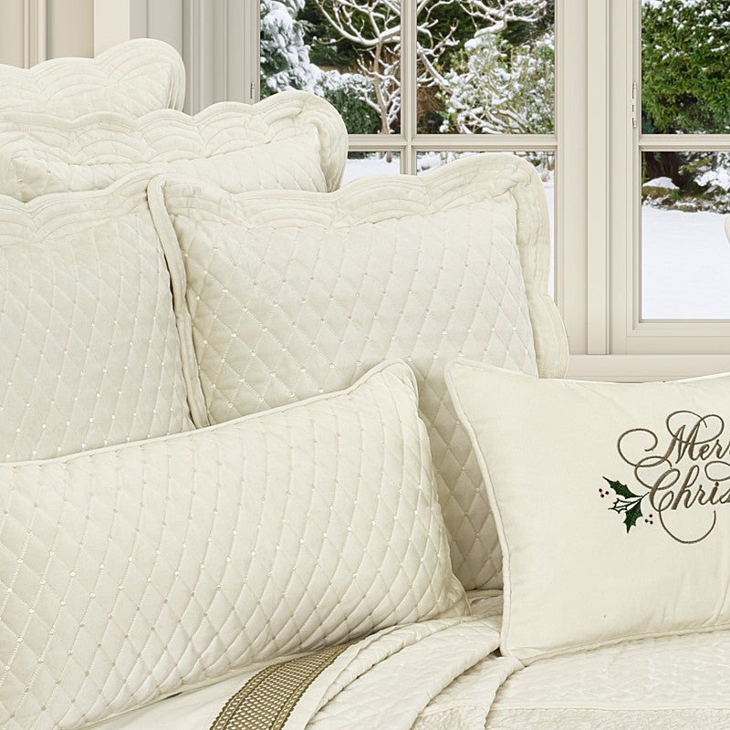 Marissa 18 Square Quilted Decorative Throw Pillow