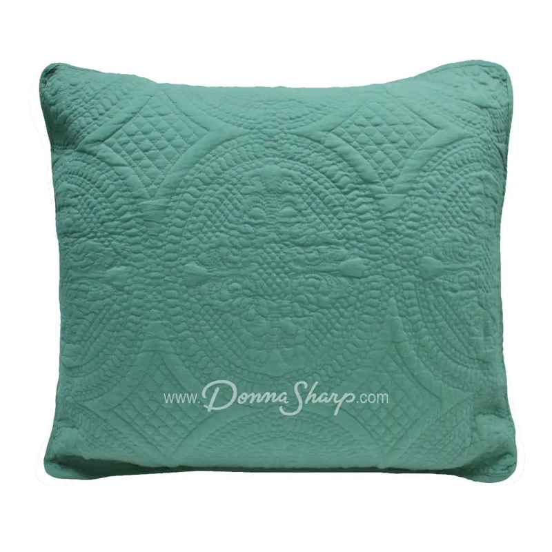 Donna Sharp Ana Aqua Eurosham (Quilted)