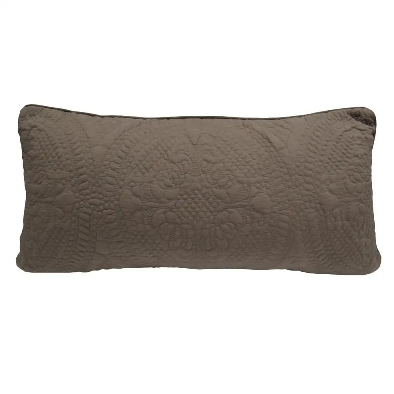 Donna Sharp Ana Taupe Dec Pillow (rect)