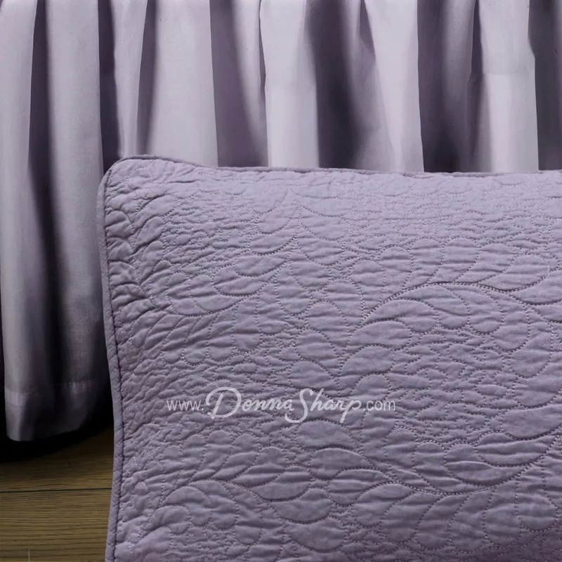 Donna Sharp French Lilac Full Bedskirt (G)