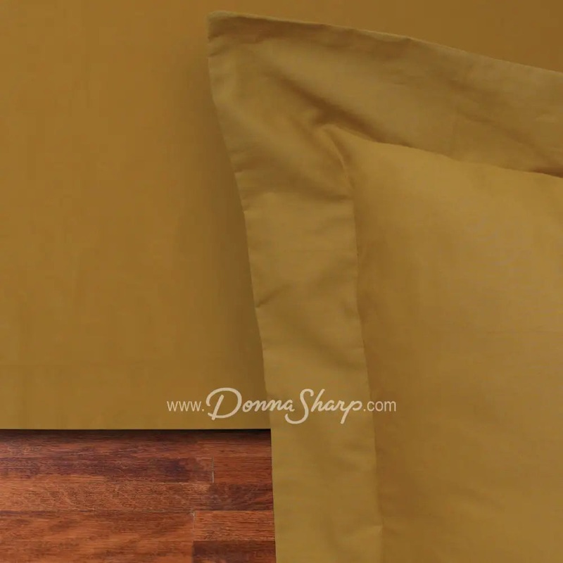 Donna Sharp Ochre Full Bedskirt, (T)