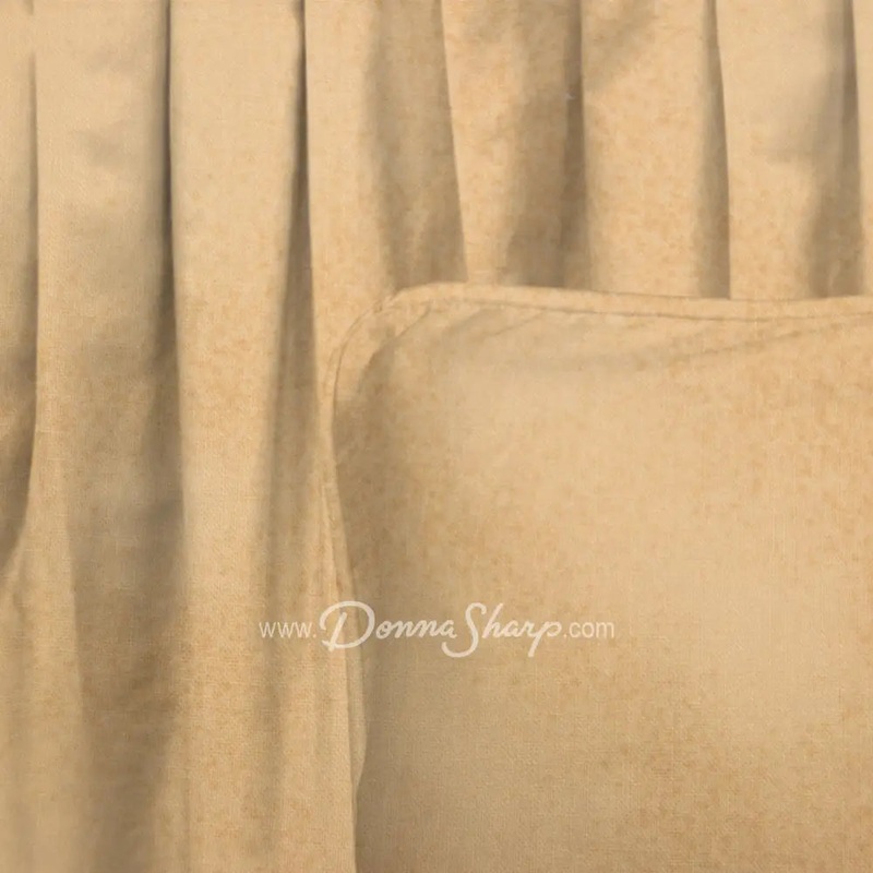 Donna Sharp Peanut Sponged Full Bedskirt (G)