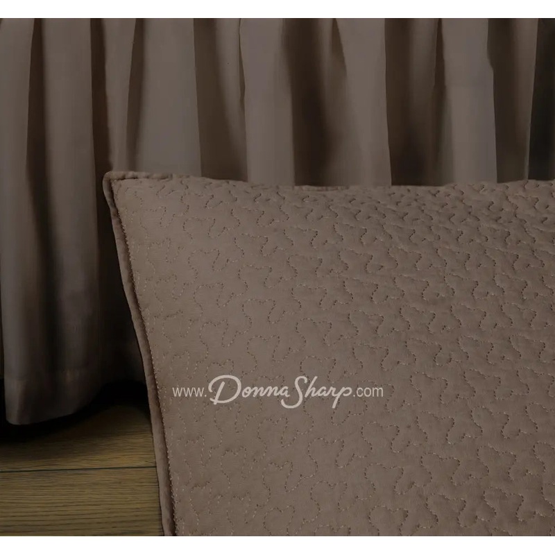 Donna Sharp Taupe Twin Bedskirt (G)
