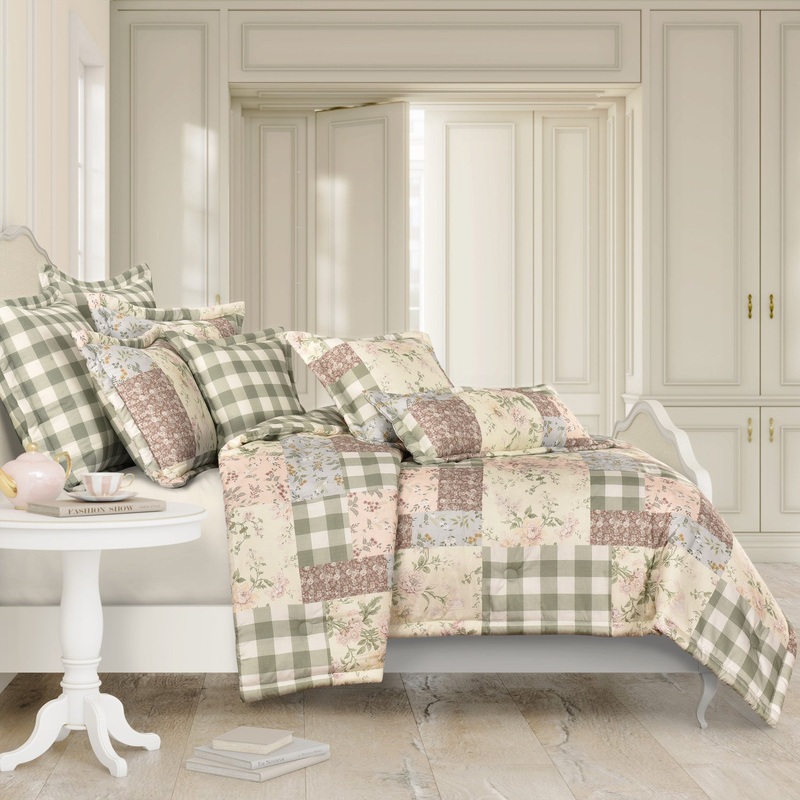 Eloise Comforter Set|Full/Queen 3Pc. Comforter Set|King/Cal King 3Pc. Comforter Set|Dusty Rose