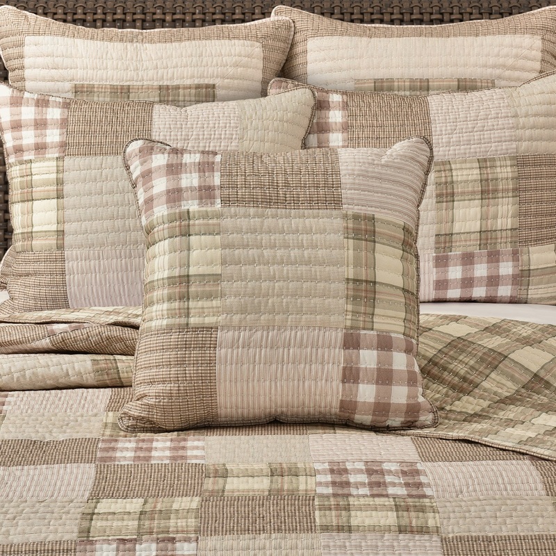 Mayfair Quilt 20 Square Quilted Decorative Throw Pillow