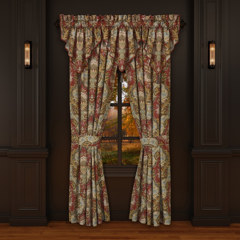Sayre Window Panel Pair|84″ Window Panel Pair|95″ Window Panel Pair|Spice