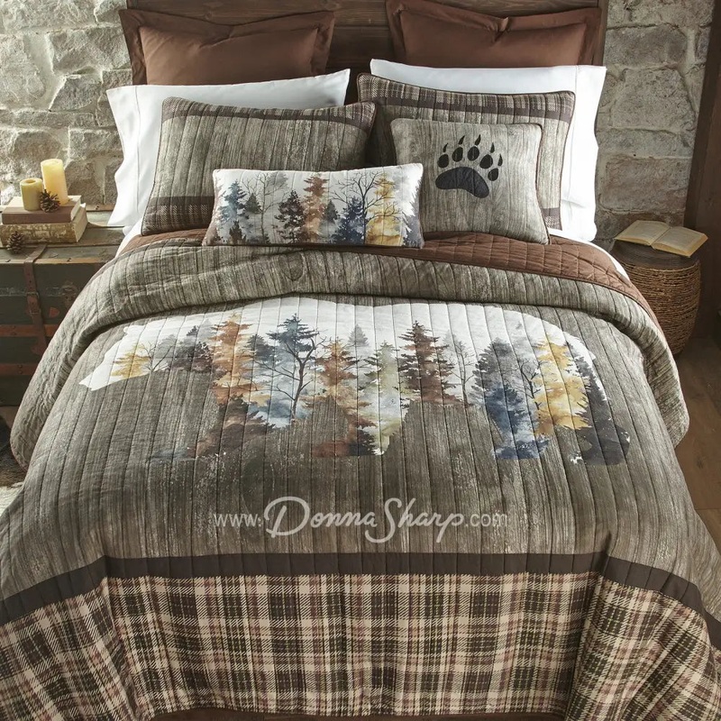 Bear Mirage Quilted Bedding Collection by Donna Sharp