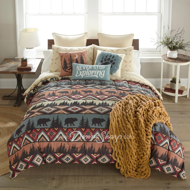 Bear Totem 3PC Comforter Set from Your Lifestyle by Donna Sharp