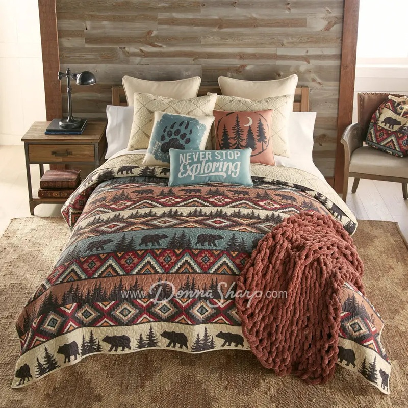 Bear Totem Quilted Bedding Set from Your Lifestyle by Donna Sharp