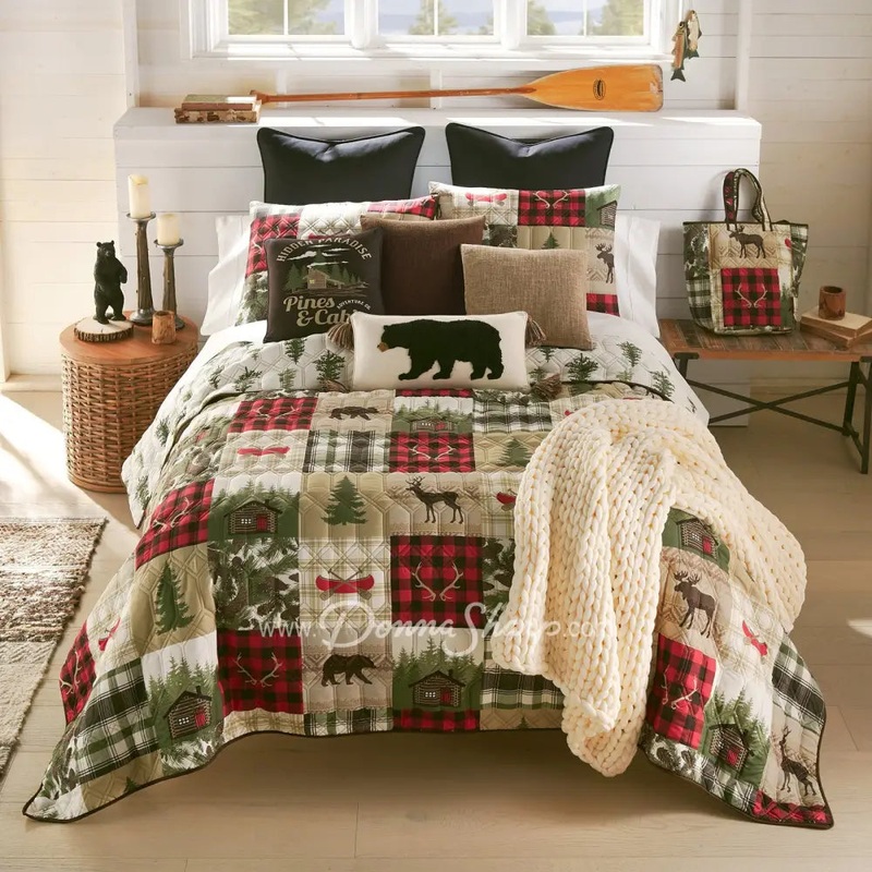 Cedar Lodge Lightweight Quilted Bedding Set from Your Lifestyle by Donna Sharp