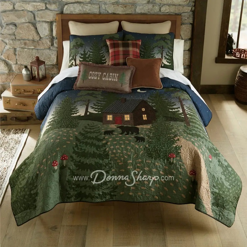 Donna Sharp Bear Cottage Quilted Bedding Set