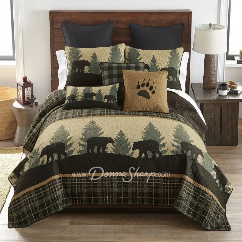 Donna Sharp Bear Walk Plaid Ultra Comfort Bedding Collection