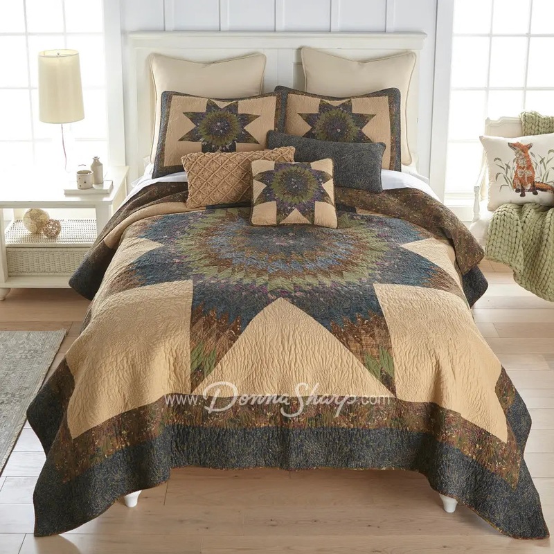 Donna Sharp Forest Star Cotton Quilted Bedding