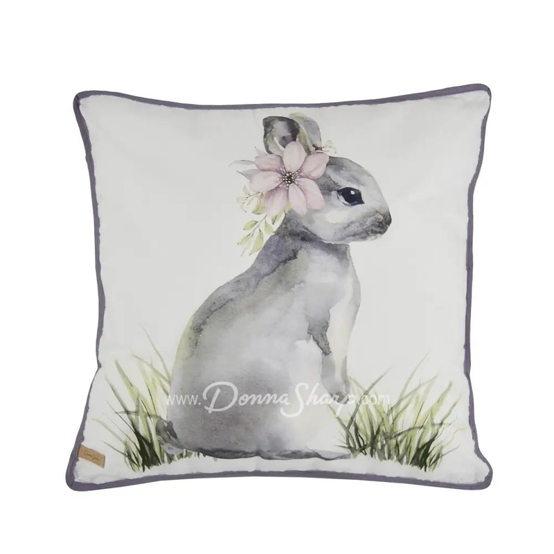 Donna Sharp Forget Me Not Dec Pillow (bunny)