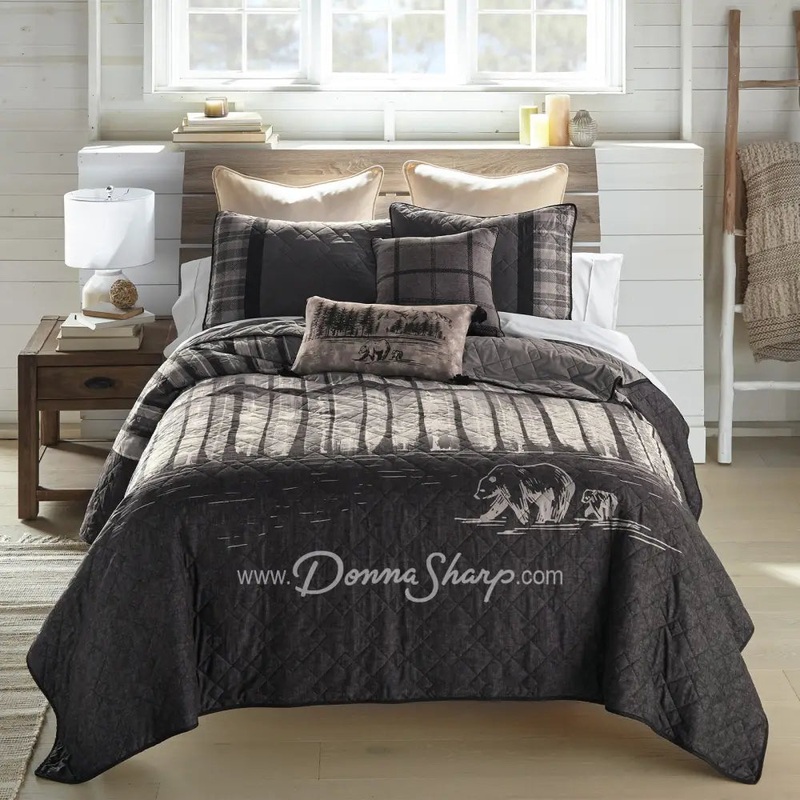 Donna Sharp Nighttime 3PC Quilted Bedding Set