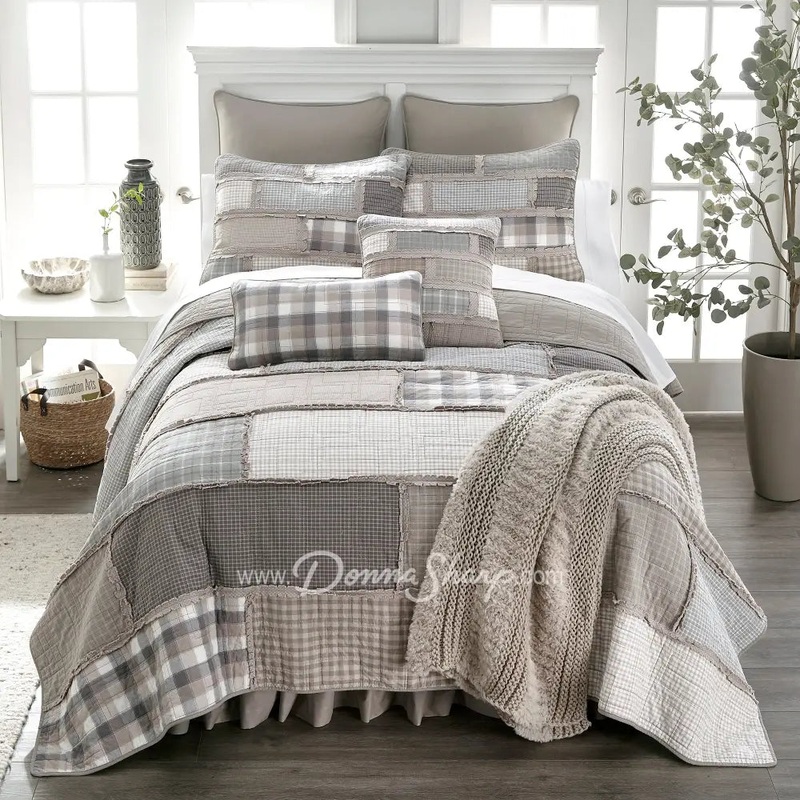 Donna Sharp Smoky Cobblestone Cotton Quilt