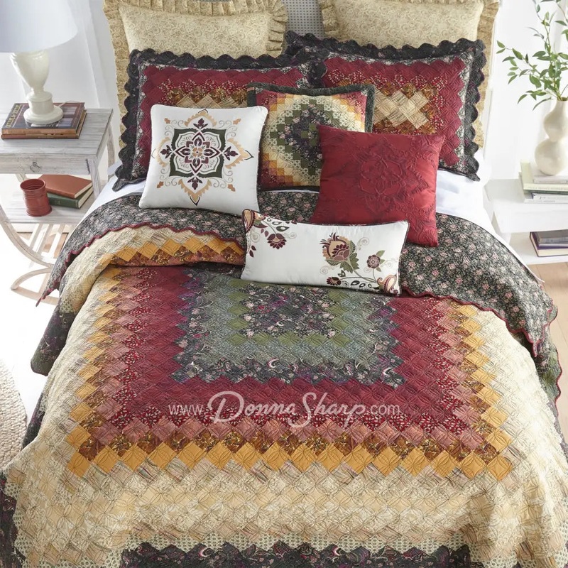 Donna Sharp Spice Trip Around the World Cotton Quilted Bedding