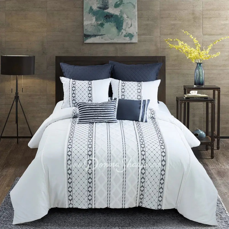 Donna Sharp Trellis 3PC Cotton Comforter Set