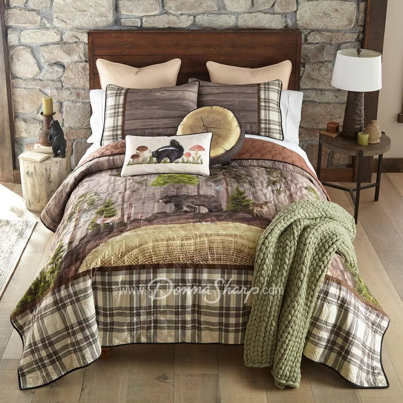 Donna Sharp Wildwood 3PC Quilted Bedding Set