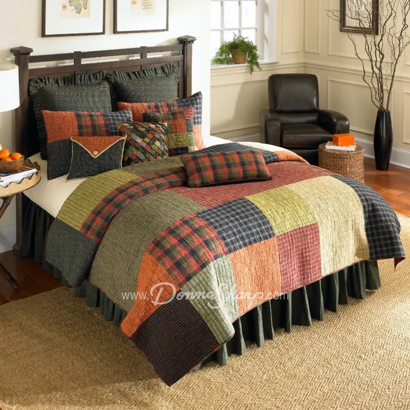 Donna Sharp Woodland Square Cotton Quilt Bedding