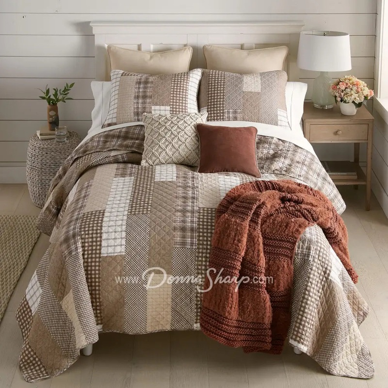 Highland Plaid Cotton Quilted Bedding Set by Donna Sharp