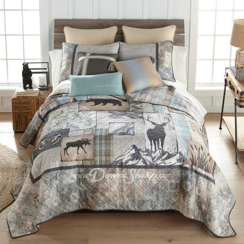 Natures Collage 3PC Quilted Bedding Set from Your Lifestyle by Donna Sharp