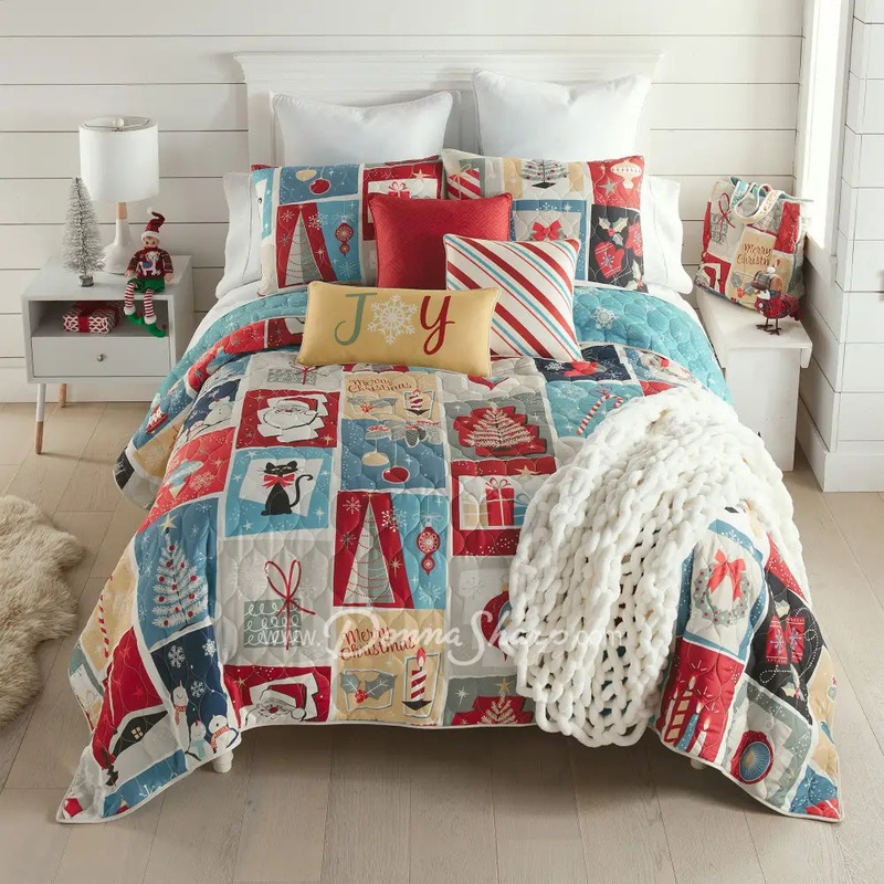 Retro Christmas Microfiber Set from Your Lifestyle by Donna Sharp